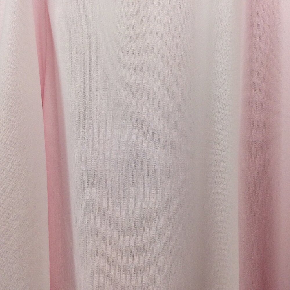 NWT‎ w/defect Miss Elaine Long Nightgown Large Nylon Pink Floral Embroidered - Picture 5 of 8